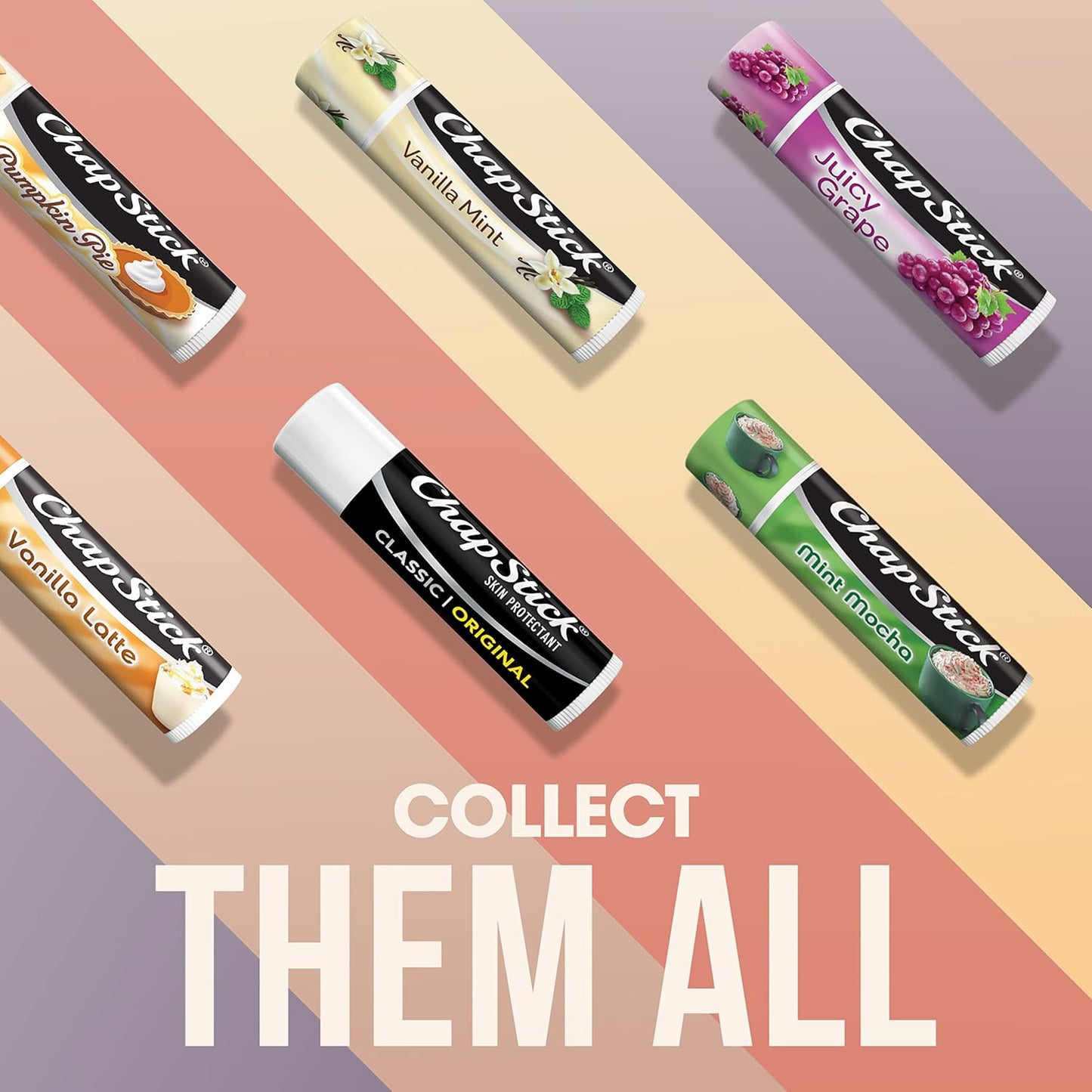 ChapStick Classic Original Lip Balm Tubes, Lip Care - 0.15 Oz Pack of 3