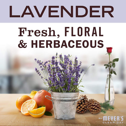 MRS. MEYER'S CLEAN DAY Liquid Hand Soap Refill, Cruelty Free and Biodegradable Formula, Lavender Scent, 33 Fl Oz Pack of 1